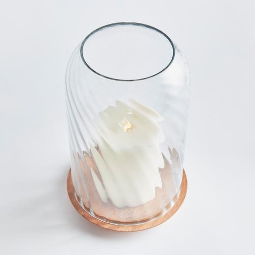 Napa Home & Garden Nira Hurricane Candle Holder Large In Brown