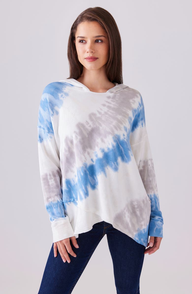 Karen Kane Asymmetric Hem Hoodie, Alternate, color,