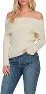 Only Katia Off the Shoulder Knit Top