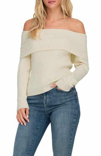 Only Katia Off the Shoulder Knit Top