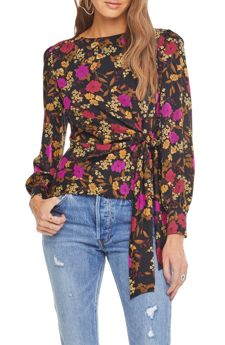 ASTR the Label Ariella Tie Top, Main, color,