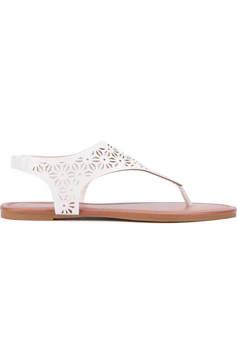 NEW YORK AND COMPANY Nikki Lasercut Slingback Sandal, Alternate, color,