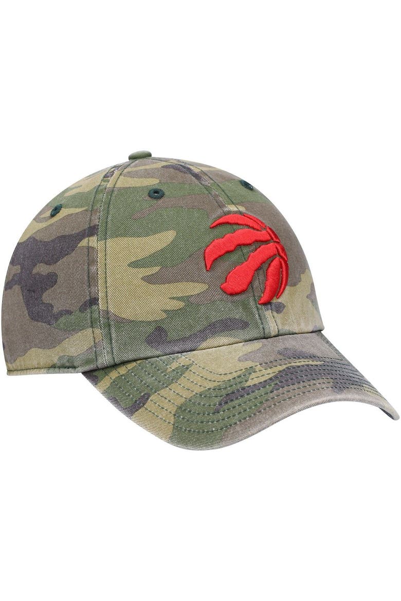 Men's '47 Camo Toronto Raptors Clean Up Adjustable Hat, Alternate, color, Camo