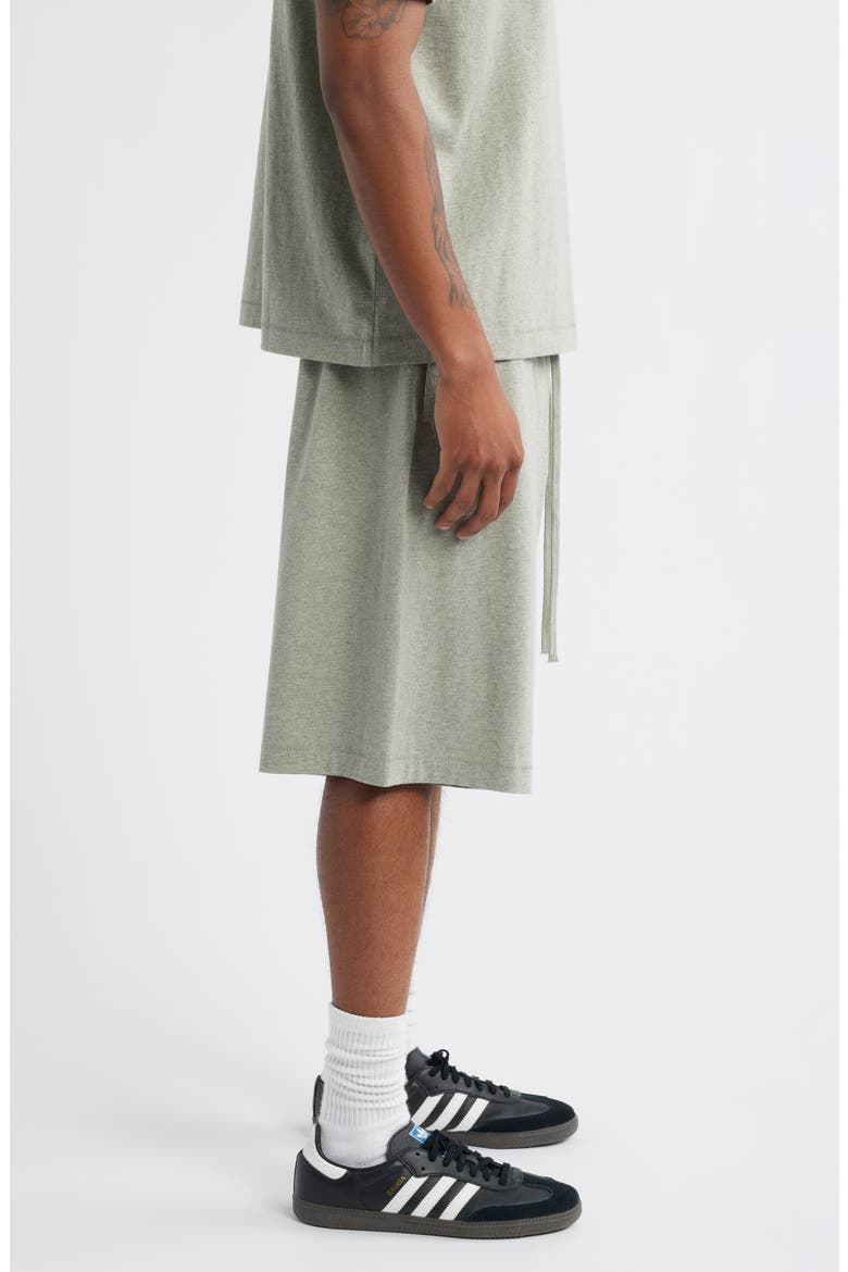 Jersey Basketball Sweat Shorts, Alternate, color, CONCRETE HEATHER