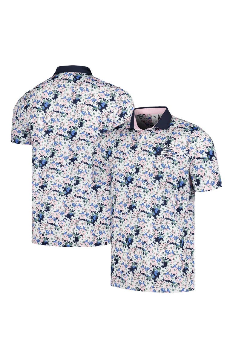 PUMA Men's Puma Navy Arnold Palmer Invitational Floral MATTR Polo, Main, color, 