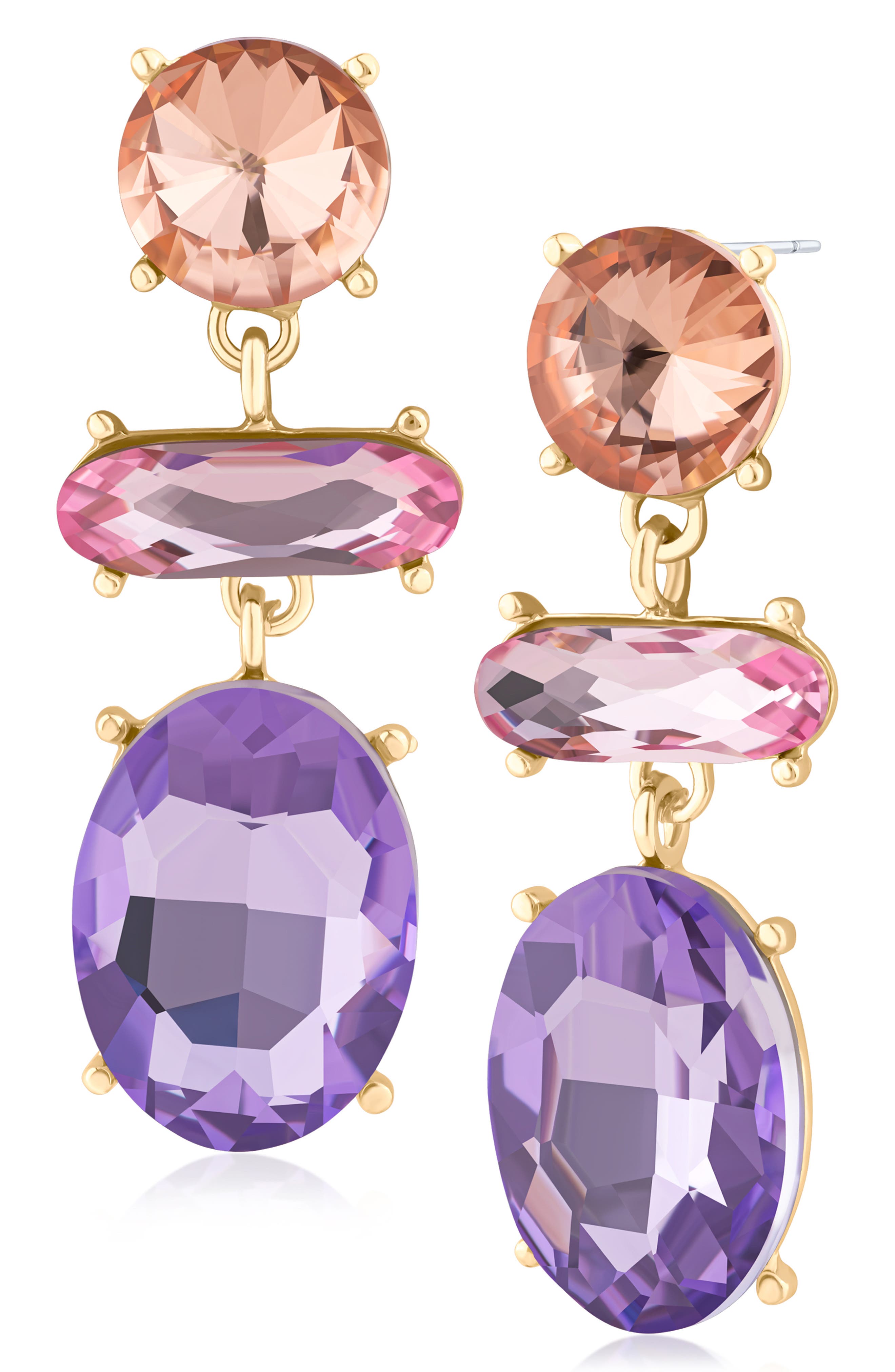 JARDIN Crystal Drop Earrings