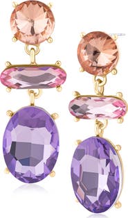 JARDIN Crystal Drop Earrings