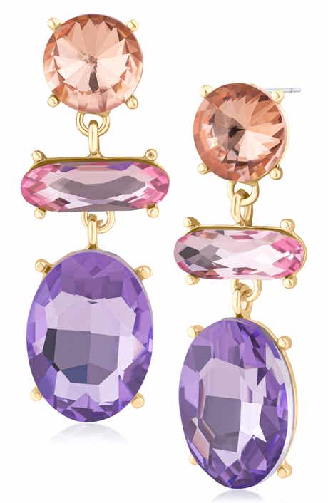 JARDIN Crystal Drop Earrings