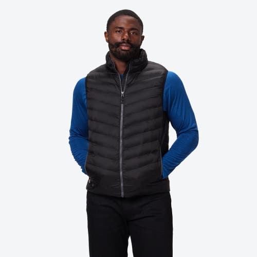Mobile Warming Heated Puffer Vest In Black
