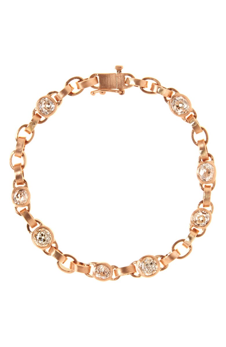 Darius Signature Diamond Chain Necklace, Main, color, Yellow Gold