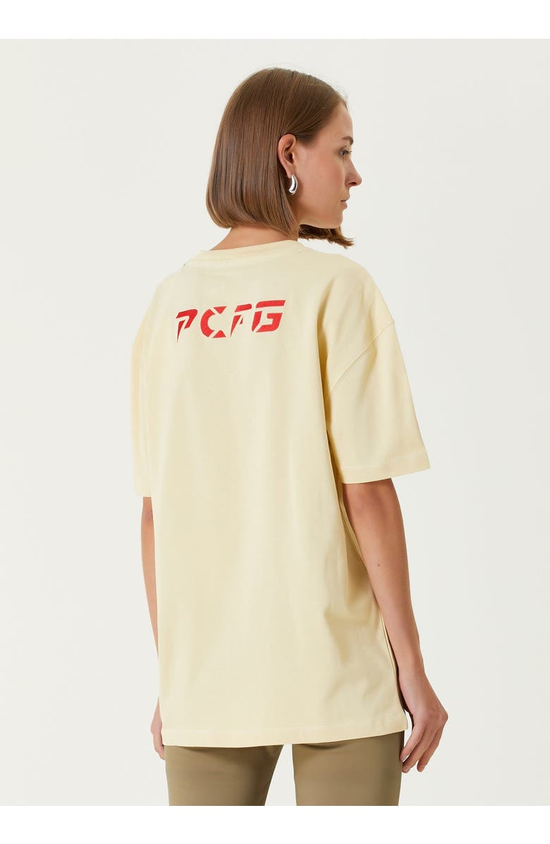 PCFG Cotton Destroyed Logo Tee, Alternate, color, Chino Green