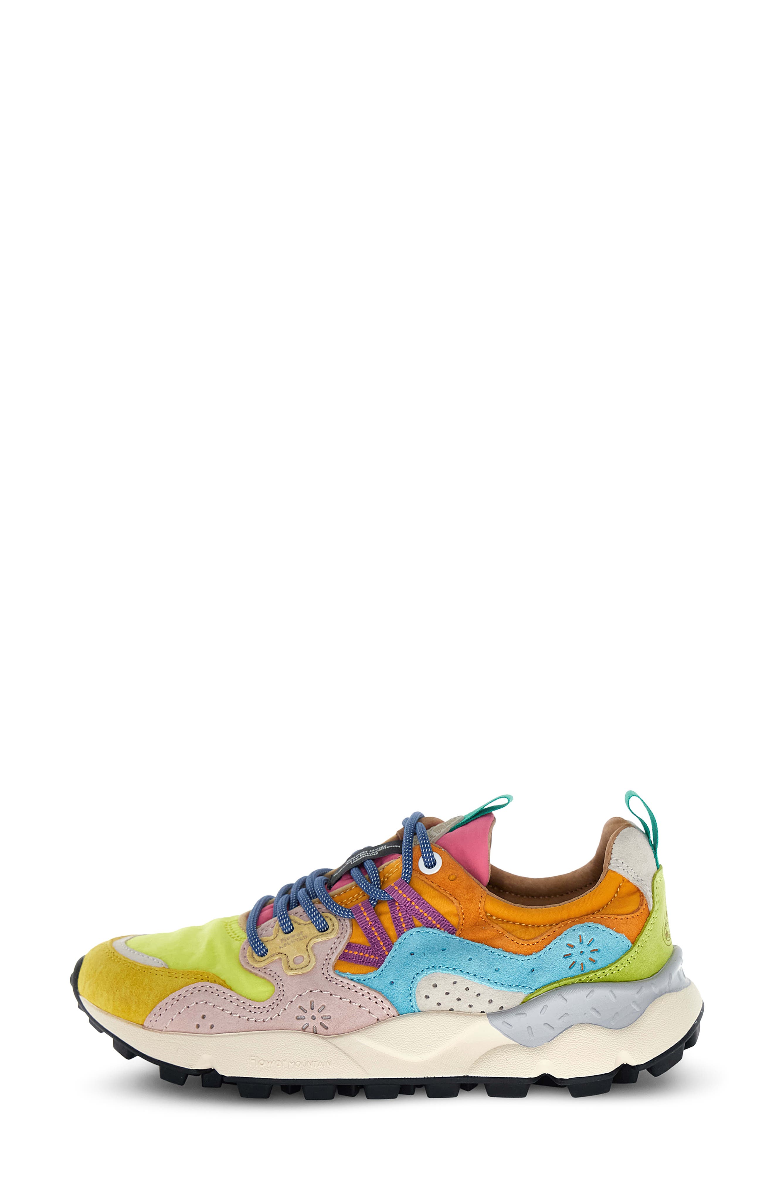 Yamano 3 Sneaker, Alternate, color, YELLOW/ FUCHSIA