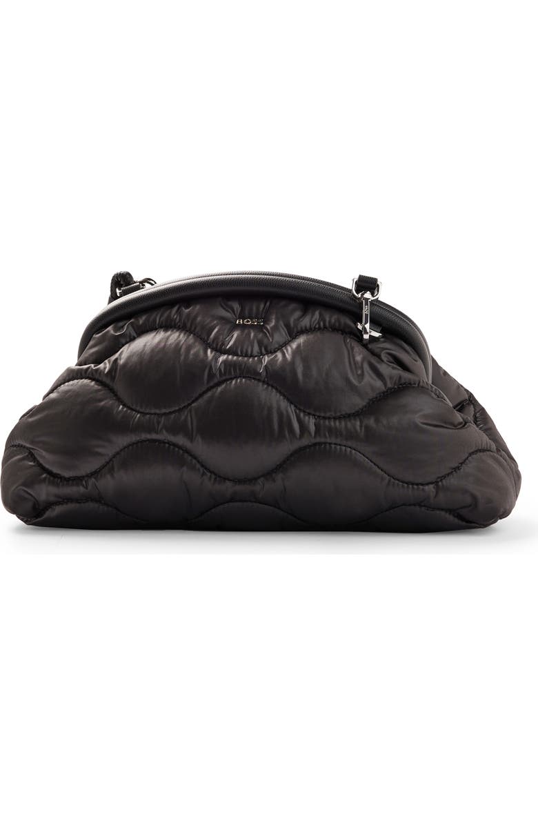 BOSS Ellie Quilted Clutch, Main, color,