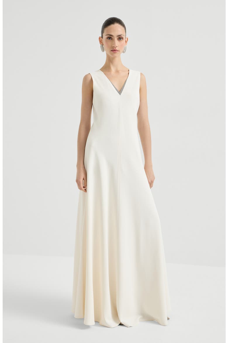Fluid dress, Main, color, Chalk