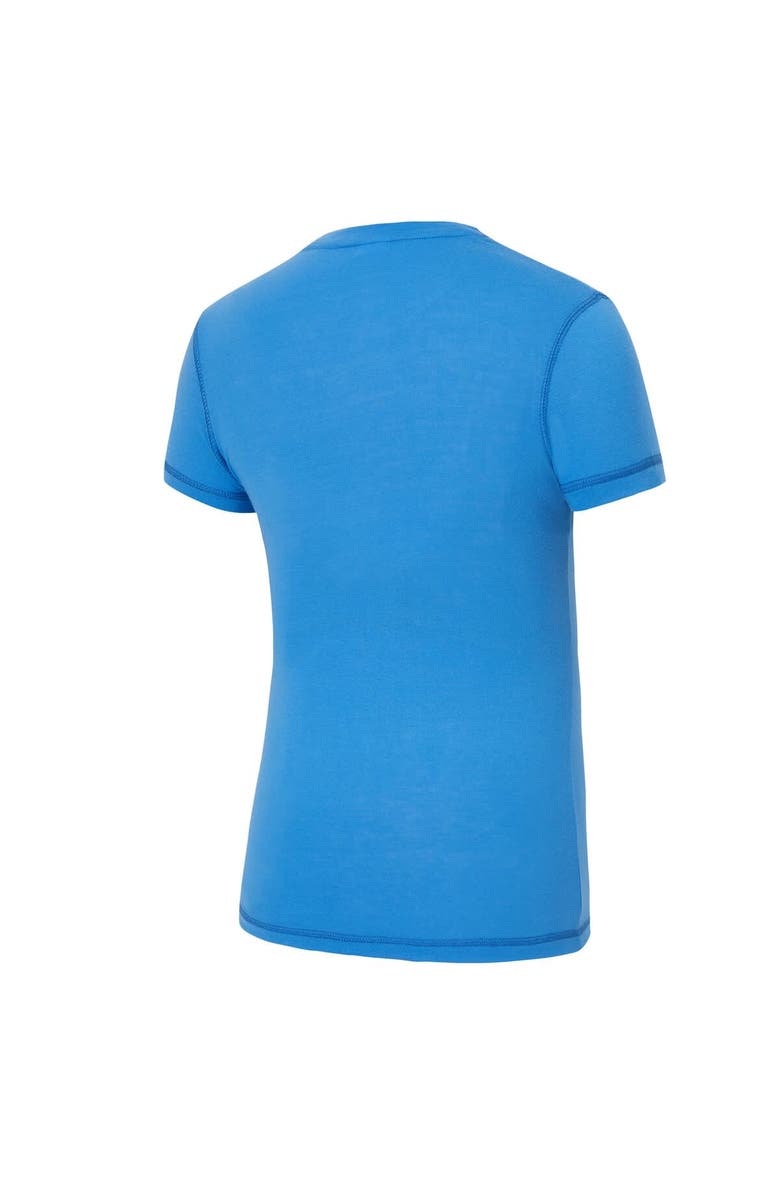 CONCEPTS SPORT Women's Concepts Sport Blue/Gray Detroit Lions Avondale T-Shirt & Pants Flannel PJ Set, Alternate, color, Blue