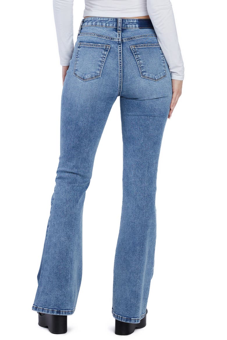 Happy High Waist Flare Jeans, Alternate, color, INFINITE BLUE