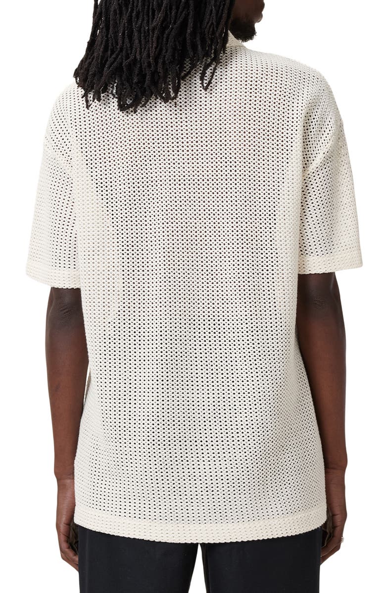AllSaints Munroe Short Sleeve Button-Up Shirt, Alternate, color, 