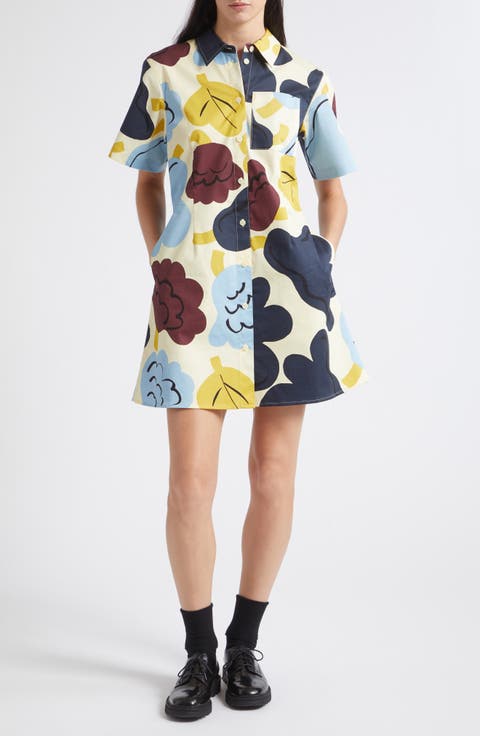 Seikkailu Print Shirtdress