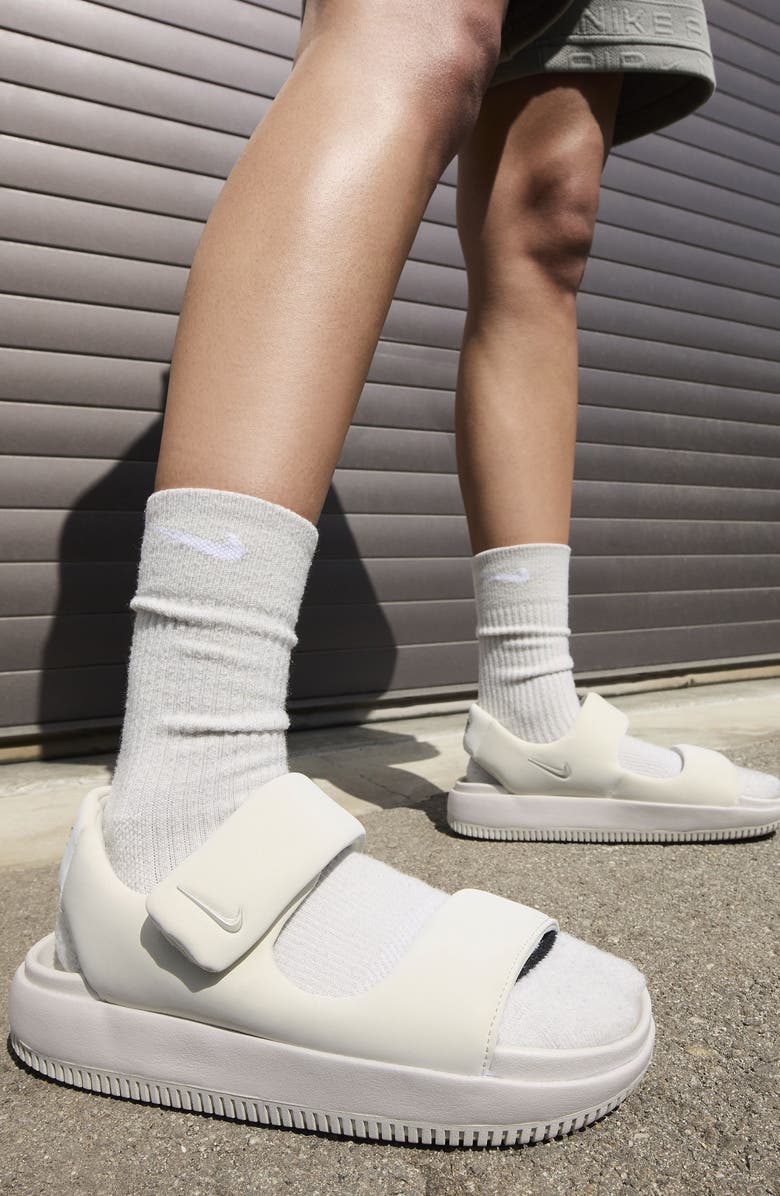 Nike Calm Sandal, Alternate, color, 002 Ltbone/Ltbone