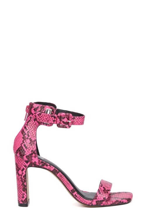 Shop New York And Company Lexi Square Toe Sandal In Pink
