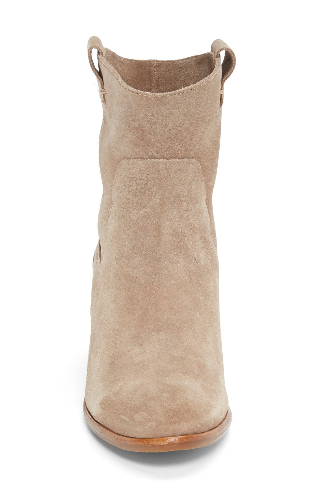'Maves' Bootie (Nordstrom Exclusive), Alternate, color, BEIGE SUEDE