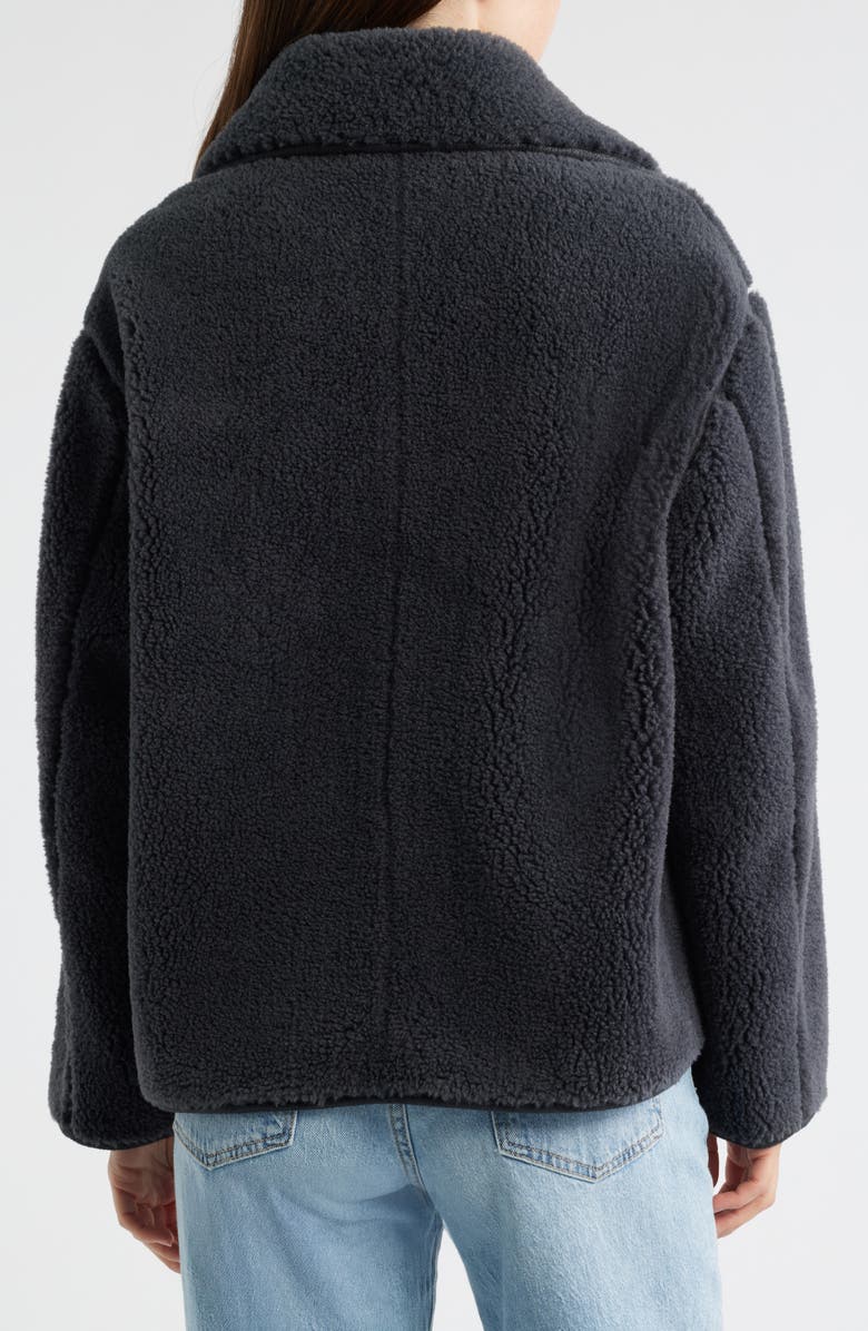 Sam Edelman Faux Shearling Jacket, Alternate, color, Carbon