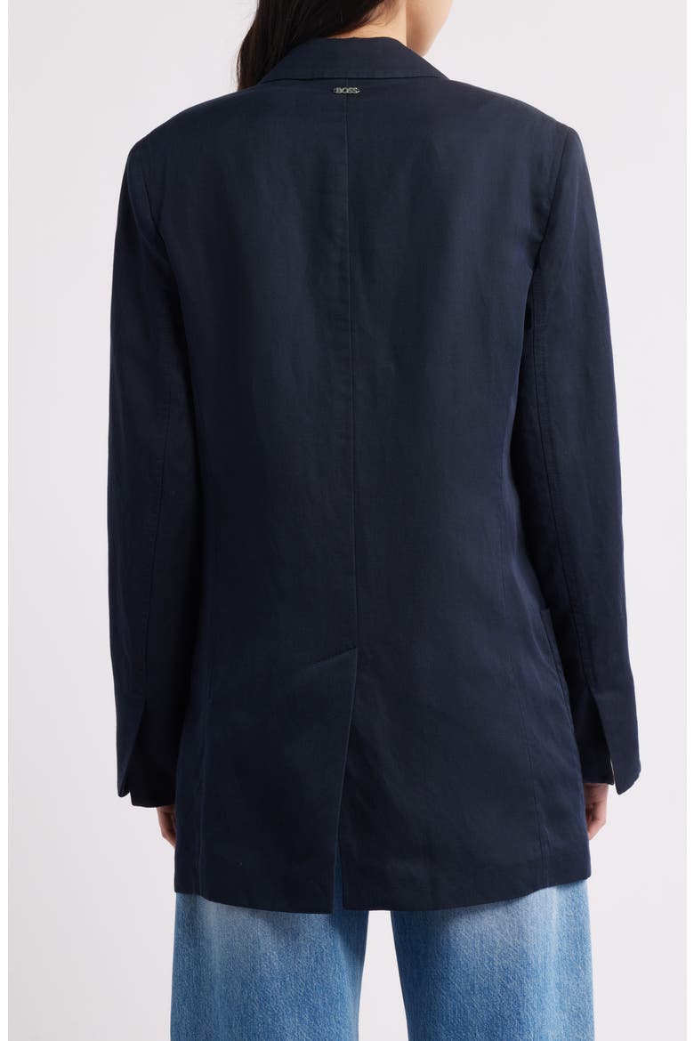 Janka Longline Blazer, Alternate, color, DARK BLUE