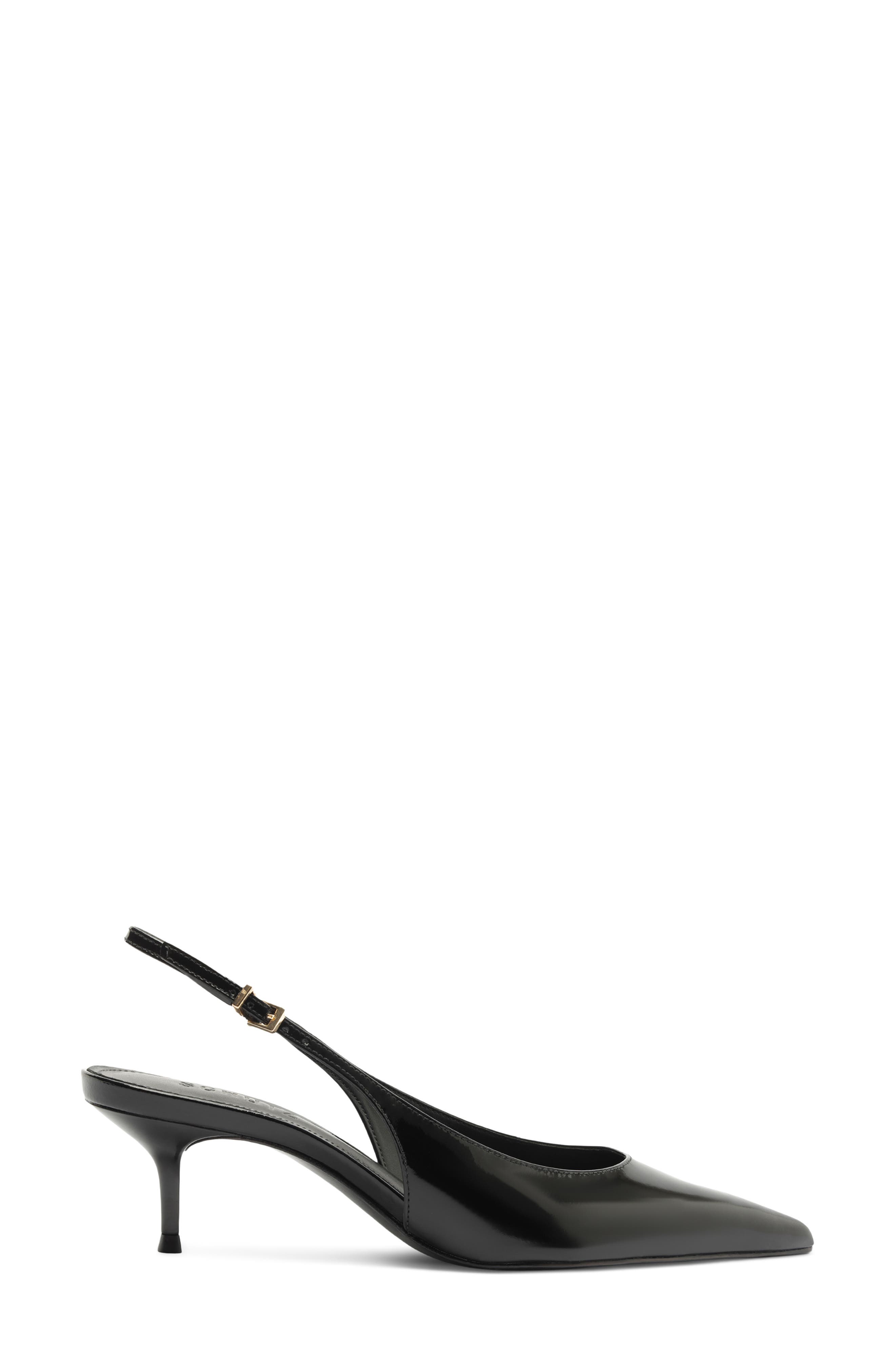 Schutz Paola Mid Slingback Pump, Alternate, color, Black