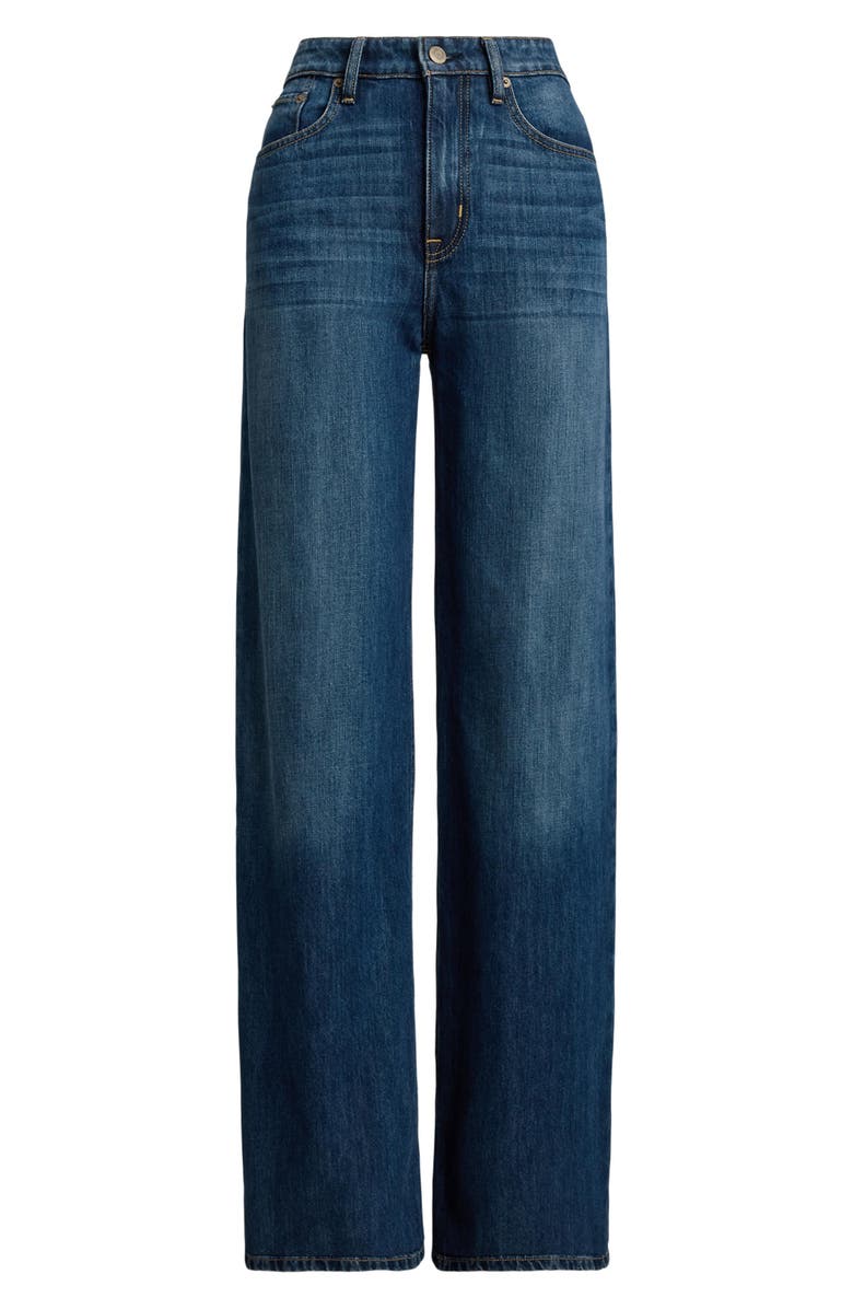 Lauren Ralph Lauren High Waist Wide Leg Jeans, Alternate, color, Atecco Wash