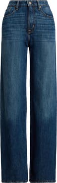Lauren Ralph Lauren High Waist Wide Leg Jeans