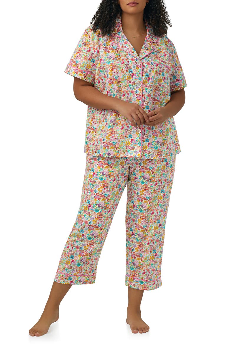 Classic Crop Pajamas, Alternate, color, CLASSIC MEADOW
