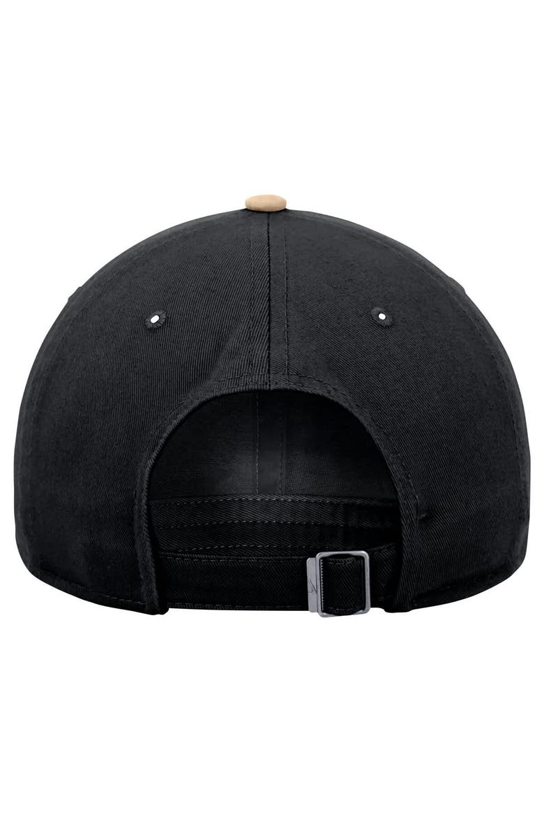 Men's Nike Black Purdue Boilermakers Colorblock Club Adjustable Hat, Alternate, color, Black