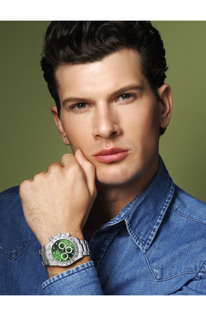 PORSAMO BLEU Preston Bracelet Watch, 44mm, Alternate, color, Silver