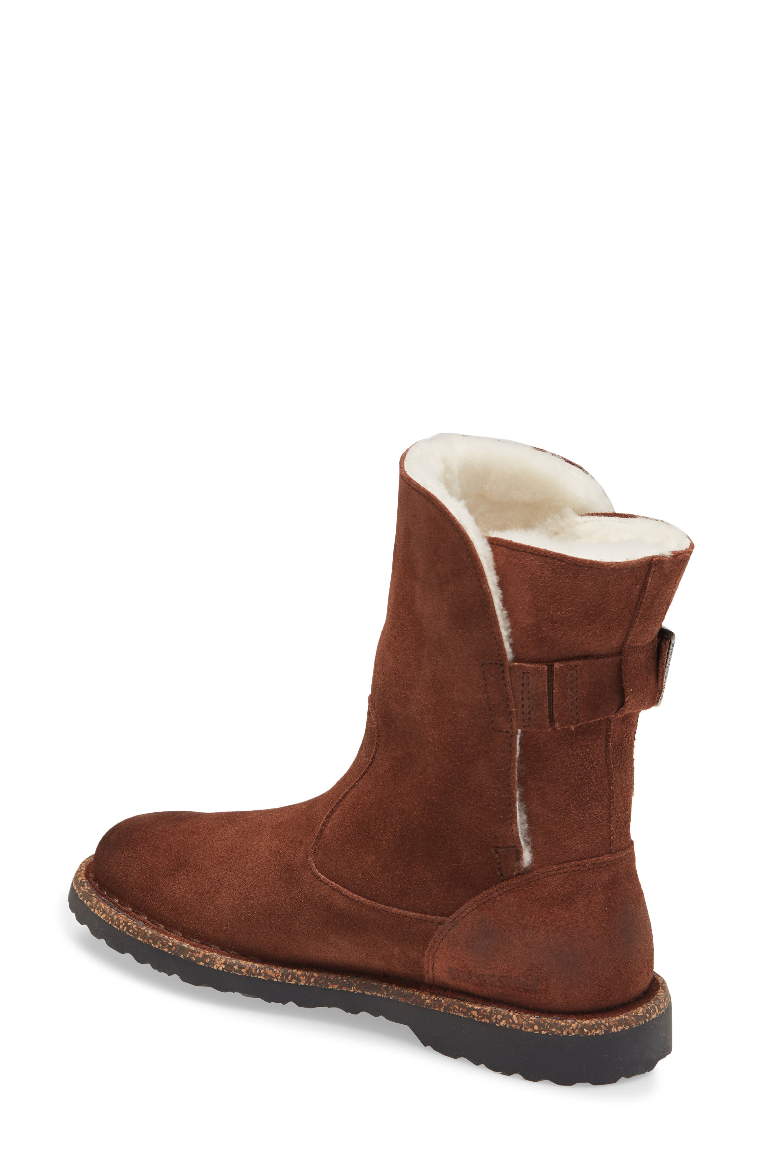 Upsalla Genuine Shearling Boot, Alternate, color, BROWN
