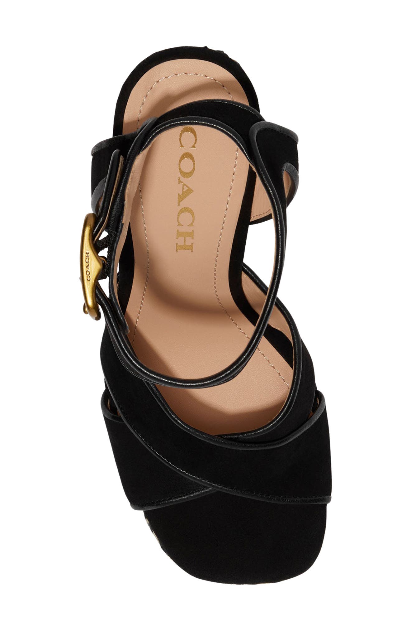 COACH Nelly Block Heel Platform Sandal, Alternate, color, 