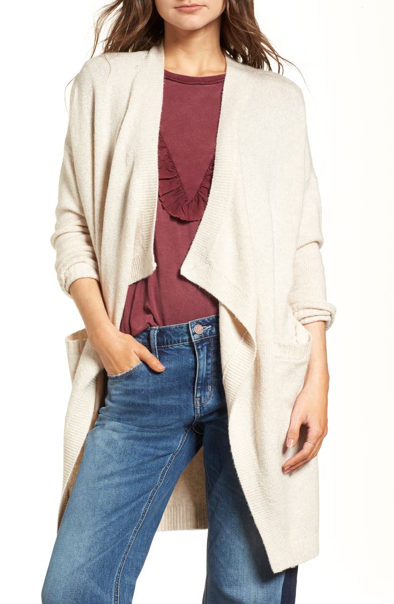 Treasure & Bond Drape Cardigan, Main, color,
