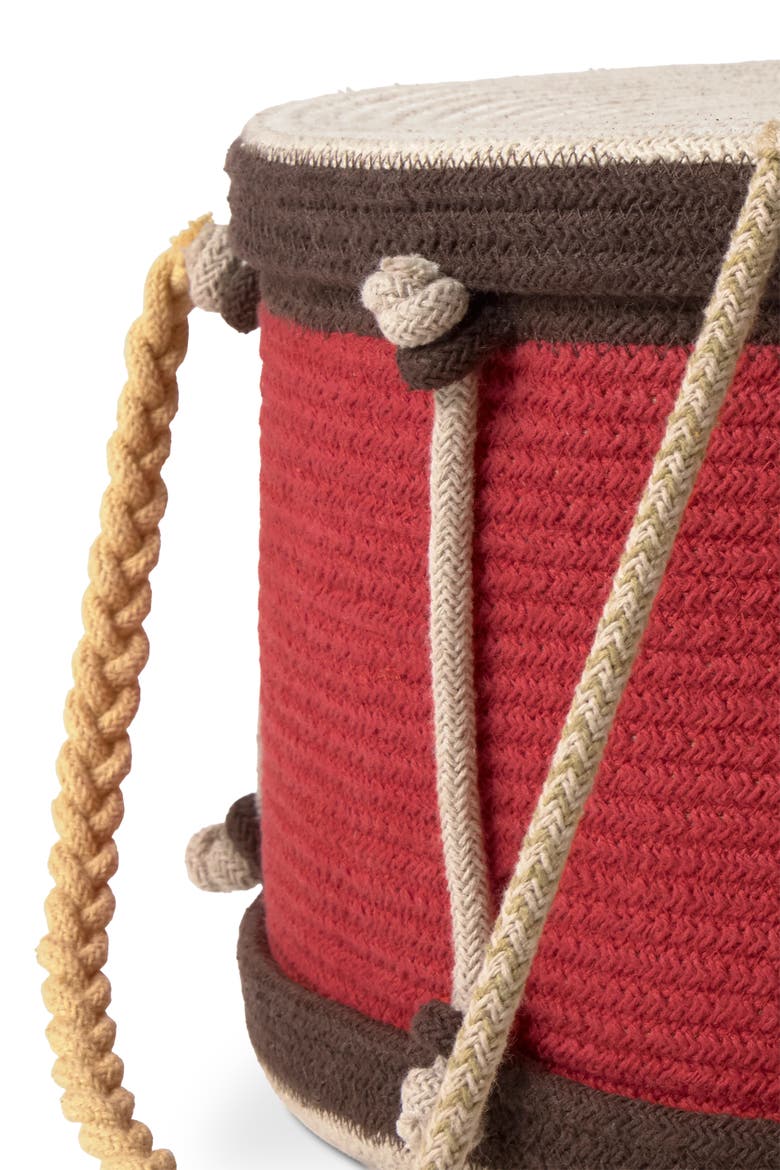 Basket Drum, Alternate, color, Natural, New grey, Red, Honey