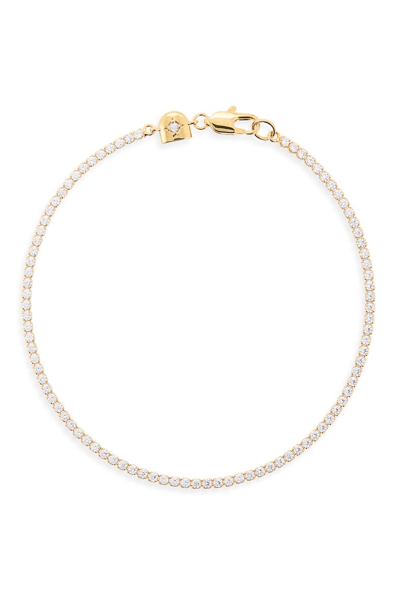 Tennis Chain Bracelet, Main, color, GOLD