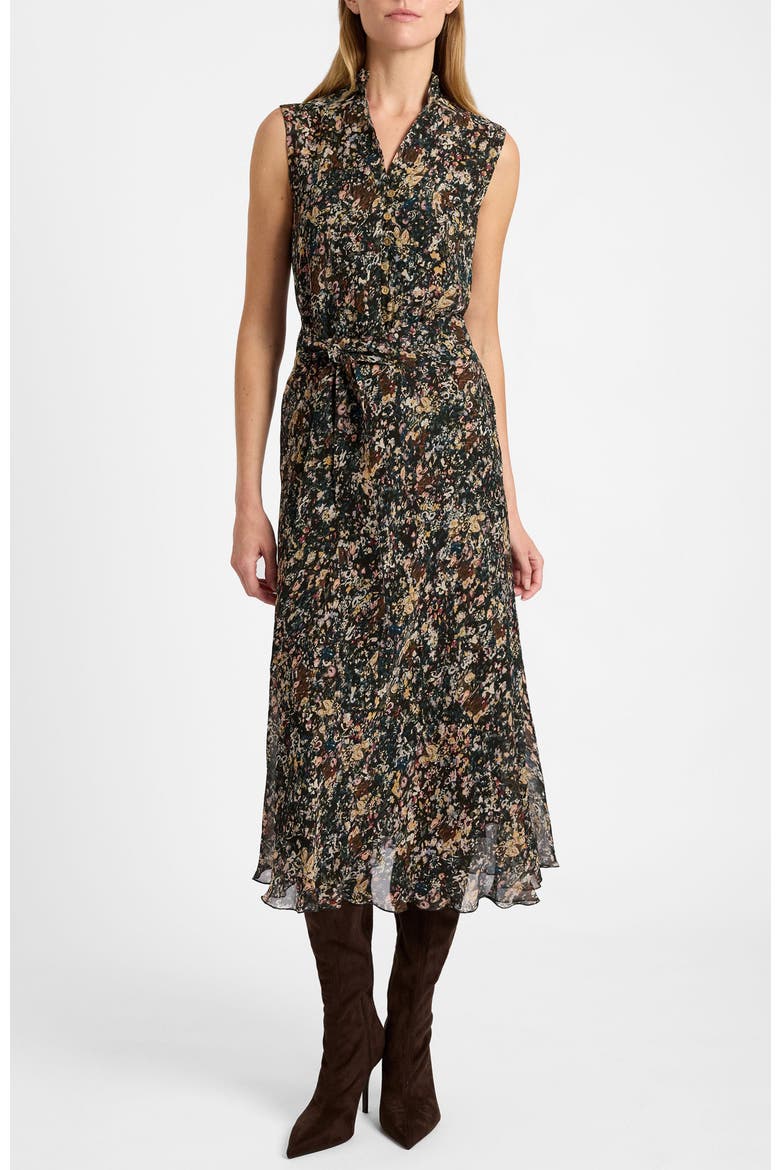 Nirva Sleeveless Dress, Alternate, color, Evergreen Multi