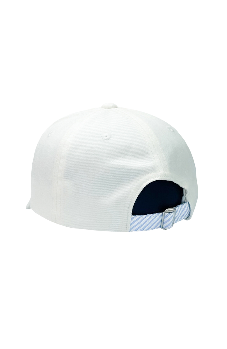 Bits & Bows Mini Twill Baseball Hat, Alternate, color, White