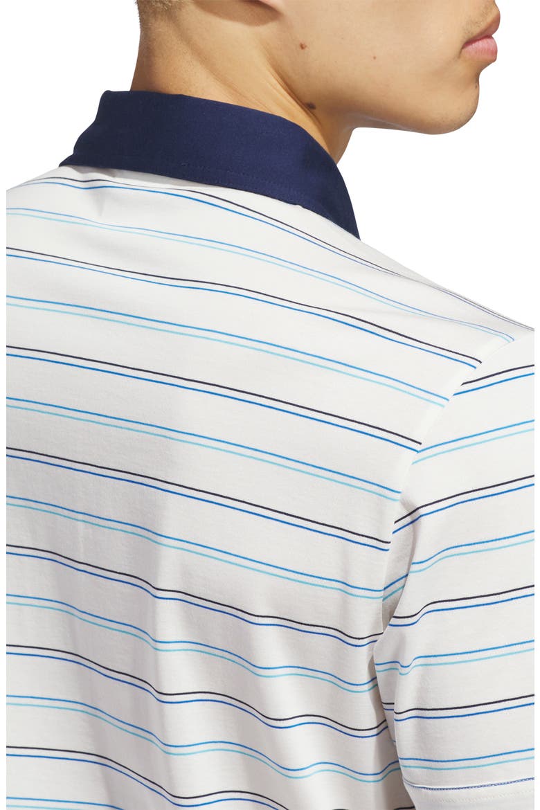 Stripe Golf Polo, Alternate, color, CHALK WHITE