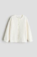 H&M Pointelle-Knit Cotton Cardigan