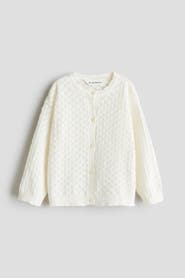 H&M Pointelle-Knit Cotton Cardigan