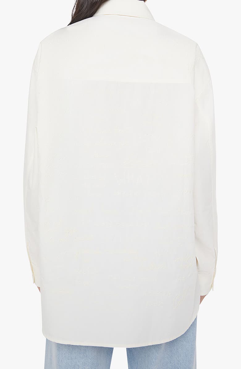 MOTHER The Busy Sunday Shirt, Alternate, color, Pop Quiz Antique White