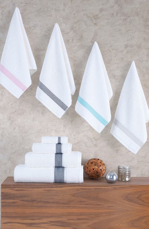 Brooks Brothers Ottoman Rolls Turkish Cotton 3-piece Bath Essential Towels In Multi
