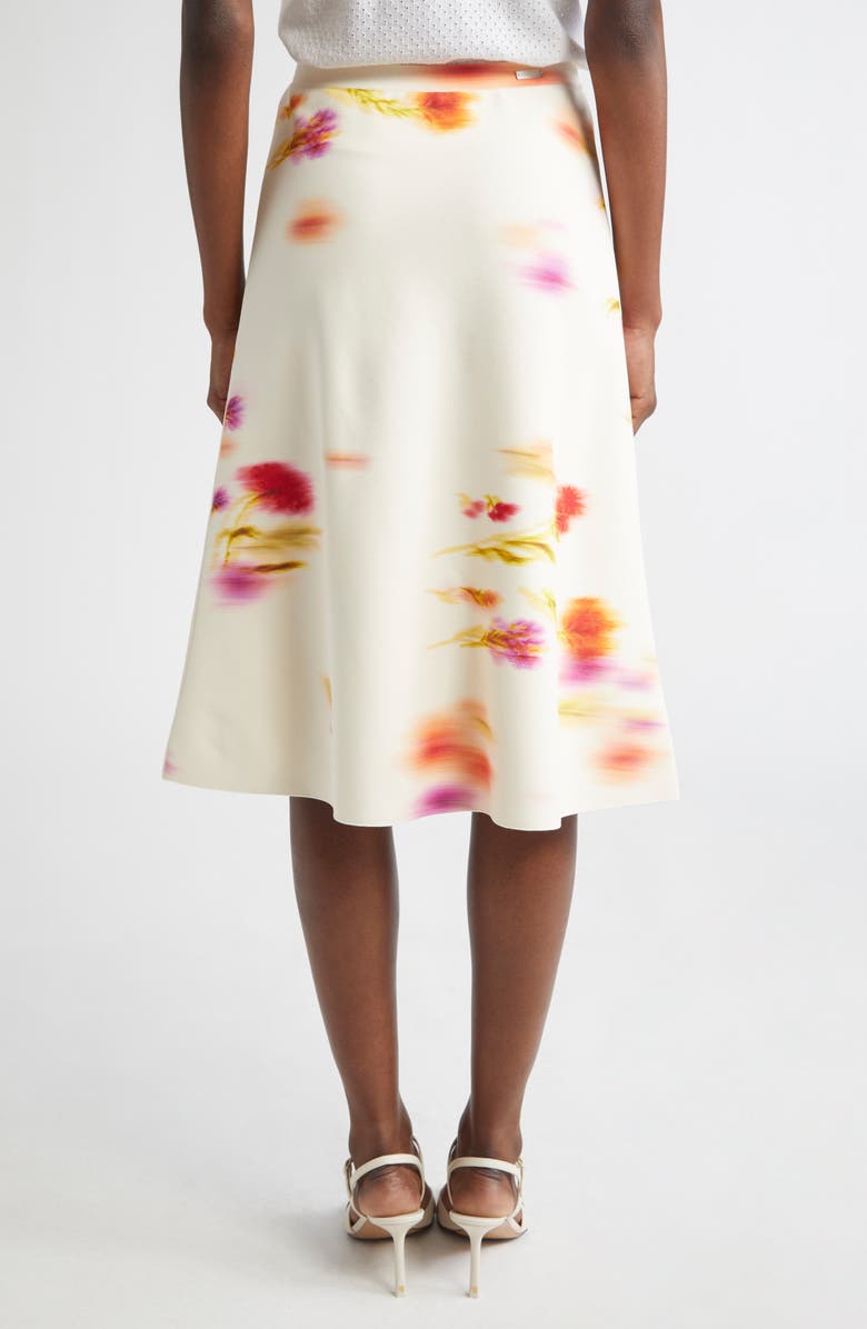 FERRAGAMO Blurred Print A-Line Skirt, Alternate, color,