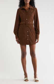 AREA STARS Sosi Long Sleeve Shirtdress