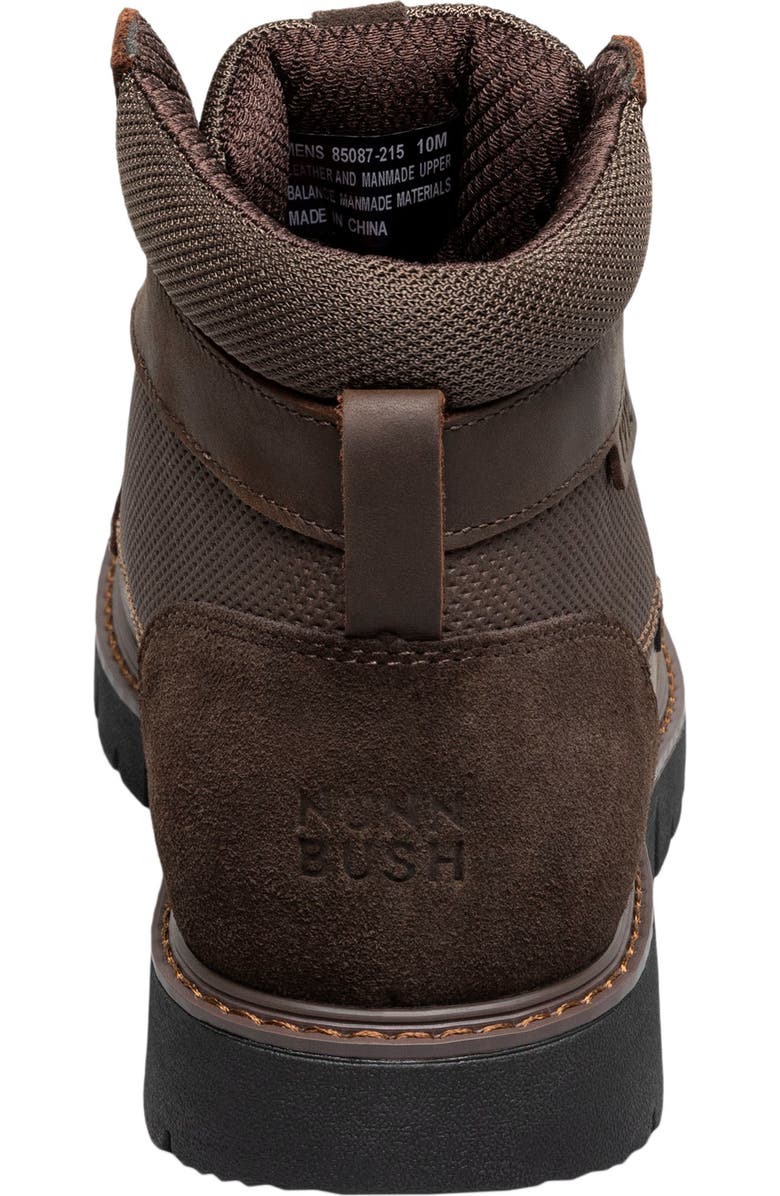 NUNN BUSH Karnak Water Resistant Moc Toe Boot, Alternate, color, Brown