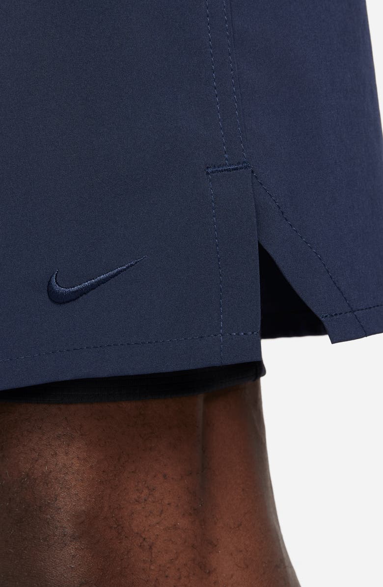 Nike Dri-FIT Unlimited 2-in-1 Versatile Shorts, Alternate, color, Obsidian/ Black