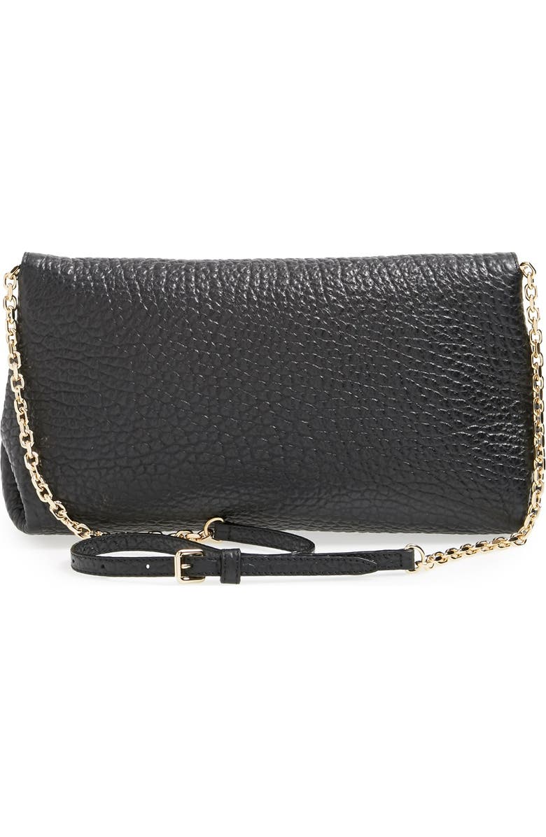 Burberry 'Medium Mildenhall' Signature Grain Leather Convertible Crossbody Bag, Alternate, color,